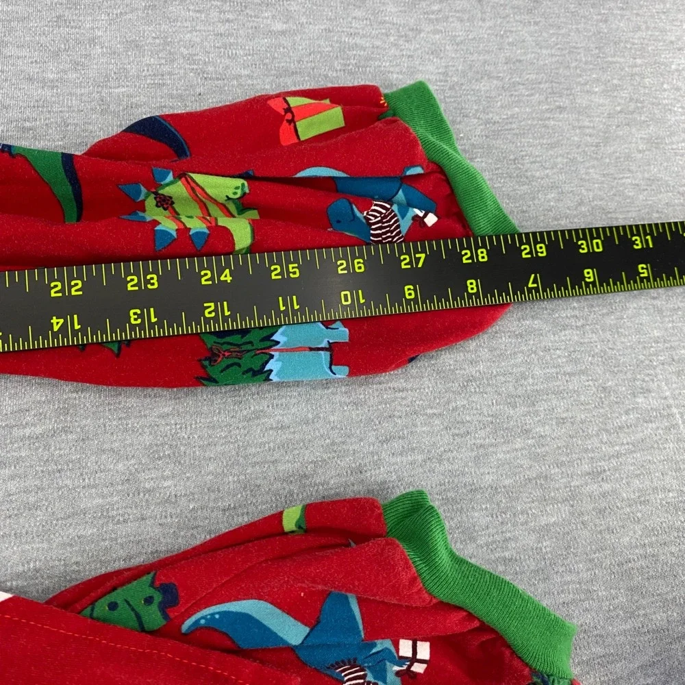 Dog Pet Christmas Dinosaur Pajamas‎ Red Green Size L